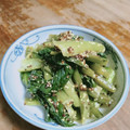 恐妻組合's cooksnap of when they made 和風にも洋風にも☆小松菜マスタード和え.