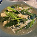たまゴン♪'s cooksnap of when they made かぶの葉とえのきの煮浸し.