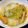 ☆あいちゃん's cooksnap of when they made 超時短なお惣菜☆白菜とお揚げの炊いたん.