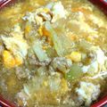 ユーロン's cooksnap of when they made ミンチの卵とじ♪薬味いっぱいで♪.