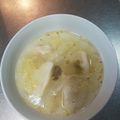 クックRT4575☆'s cooksnap of when they made 餃子鍋♪簡単ザーサイ胡麻スープ白菜入り.