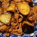 りりゆぅ's cooksnap of when they made ■辛くないよ♪豚肉と茄子のマスタード炒め.