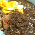 ユーロン's cooksnap of when they made 残ったビーフシチューでオムハヤシライス☆.