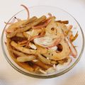 mmmugi's cooksnap of when they made みょうがレモンのさっぱり根菜チップス.