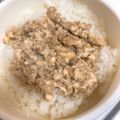 にゃんあや's cooksnap of when they made 幼児食＊豆腐のそぼろ丼.
