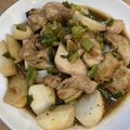 ぁねごん's cooksnap of when they made カブと鶏モモのバルサミコ炒め.