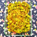 FaithAloha's cooksnap of when they made オクラと玉ねぎの炒め（オクラのサブジ）.