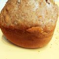 モコモコモコちゃん's cooksnap of when they made 自家製天然酵母のライ麦全粒粉入り食パン.