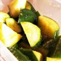 1男4女のママ's cooksnap of when they made 胡瓜わさび浅漬け.