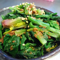 dottco's cooksnap of when they made 味噌deほうれん草のごま和え.