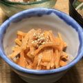 八重の桜's cooksnap of when they made 人参のねり胡麻和え.