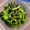 はなぴっち's cooksnap of when they made 小松菜のわさびナムル♪.