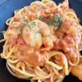 nori0119's cooksnap of when they made 小エビとトマトのクリームパスタ.
