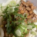 komasan♪'s cooksnap of when they made 濃厚♡レンジで簡単♪納豆バタマヨうどん♡.