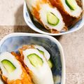 ☆カフェテリア★'s cooksnap of when they made 超簡単スピード料理☆ちくわのきゅうり詰め.
