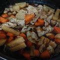 ちゃみ's cooksnap of when they made 豚コマ人参大根あるもので節約簡単煮物.