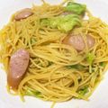 oyuking's cooksnap of when they made ウインナー・キャベツの簡単パスタ.