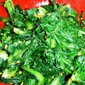 まんまるタマゴ君's cooksnap of when they made レンジで簡単♪菊菜（春菊）のごま和え.