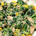 クックN46JBG☆'s cooksnap of when they made ほうれん草のごまツナマヨ和え.