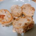 fraumako's cooksnap of when they made お豆腐つくねの蓮根はさみ焼き.