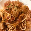 ytss's cooksnap of when they made ミートボールパスタ.