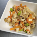 ゅぅBucchi's cooksnap of when they made 人参と枝豆の炒り豆腐.