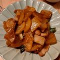 Kaikorokke's cooksnap of when they made 豚バラ大根のオイスター炒め煮.