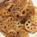 白砂浜's cooksnap of when they made ポリポリ甘辛れんこんのきんぴら.