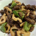 さめぽよ's cooksnap of when they made 牛肉とれんこんの甘辛Ｗソース炒め.