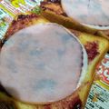 ユーロン's cooksnap of when they made トースト大好き♪ブルーベリージャム×ハム.