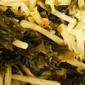 ﾏﾕｺｺ's cooksnap of when they made ヤーコンとワカメの梅肉おかか炒め.