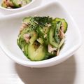 ぱふ♪'s cooksnap of when they made きゅうりとツナのさっぱりポン酢和え.