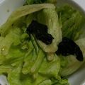 ヨシヨッシー's cooksnap of when they made レタスと韓国のりのナムル.