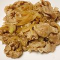のあぐ's cooksnap of when they made 簡単　豚の生姜焼き　玉ねぎ。.