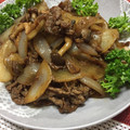 フジぽん's cooksnap of when they made 牛肉と新玉ねぎの甘辛炒め.