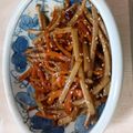 クック5YG97L☆'s cooksnap of when they made きんぴらごぼう.