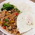 さくらスキップ's cooksnap of when they made パクチー de ガパオごはん.