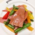 kpえもん♪'s cooksnap of when they made 簡単！いんげんとボロニアハムで絶品.
