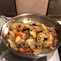 ヒューストン単身赴任's cooksnap of when they made フライパンで★鶏肉と鮭のちゃんちゃん焼き.