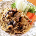 bamboo56's cooksnap of when they made サザエとしめじのジェノベーゼパスタ.