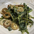 Halü★mama's cooksnap of when they made 簡単　ほうれん草とちくわのマヨ炒め.