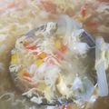 5032ママ's cooksnap of when they made コーンとたまごのスープ / 七尾市給食.