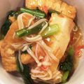 greenbeen's cooksnap of when they made 厚揚げと小松菜のカニカマ入りトロトロ煮.