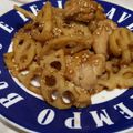 myk191103's cooksnap of when they made 鶏手羽中とレンコンの甘酢炒め.