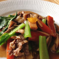 クックゆ〜ほキッチン's cooksnap of when they made 牛肉と小松菜の中華とろみ炒め.