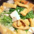 ゆらゆらゆれたい's cooksnap of when they made 豆腐、豚肉、油揚げ、水菜のはりはり風鍋.