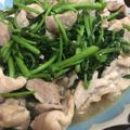 gen0824's cooksnap of when they made クレソンと豚肉のニンニク炒め.
