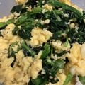 クックK0EAD7☆'s cooksnap of when they made ほうれん草と卵の胡麻和えサラダ＊.