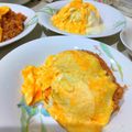 ユーロン's cooksnap of when they made ふんわり卵のオムライス☆包まず簡単！美味.