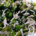 ユーロン's cooksnap of when they made 小松菜とじゃこのオイスターふりかけ.
